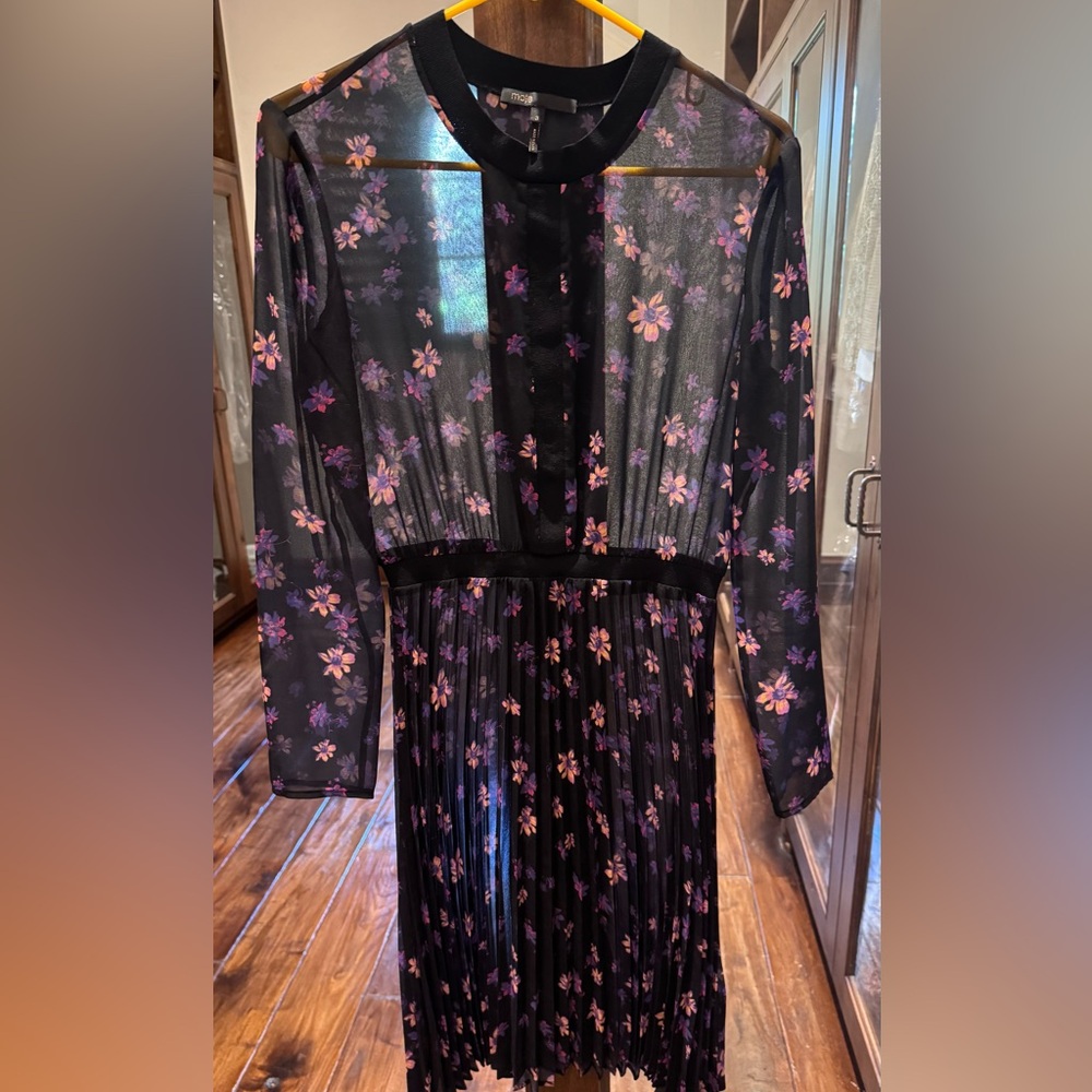 Maje Elegant Black Knitwear